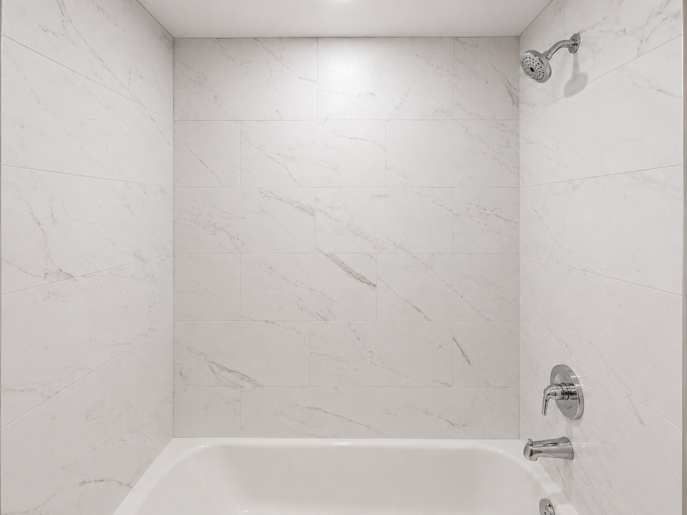 Shower & Tub Tile Installation — North Build service gallery, Edmonton